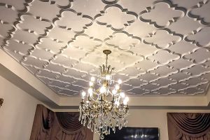 patterned ceiling tiles